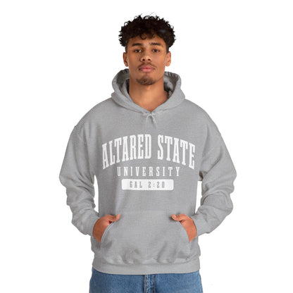 ALTARed State University Unisex Hoodie | White Letter