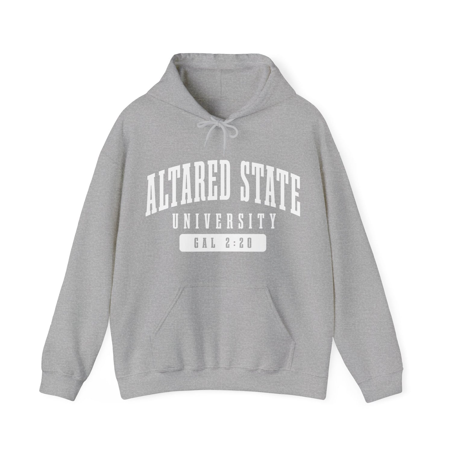 ALTARed State University Unisex Hoodie | White Letter