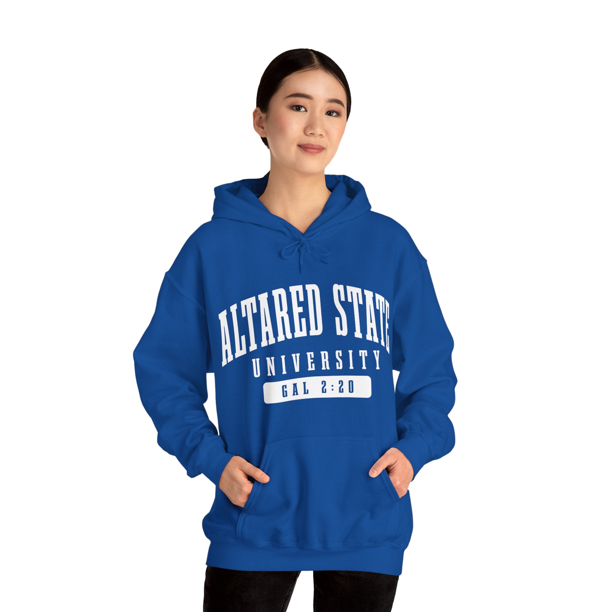 ALTARed State University Unisex Hoodie | White Letter