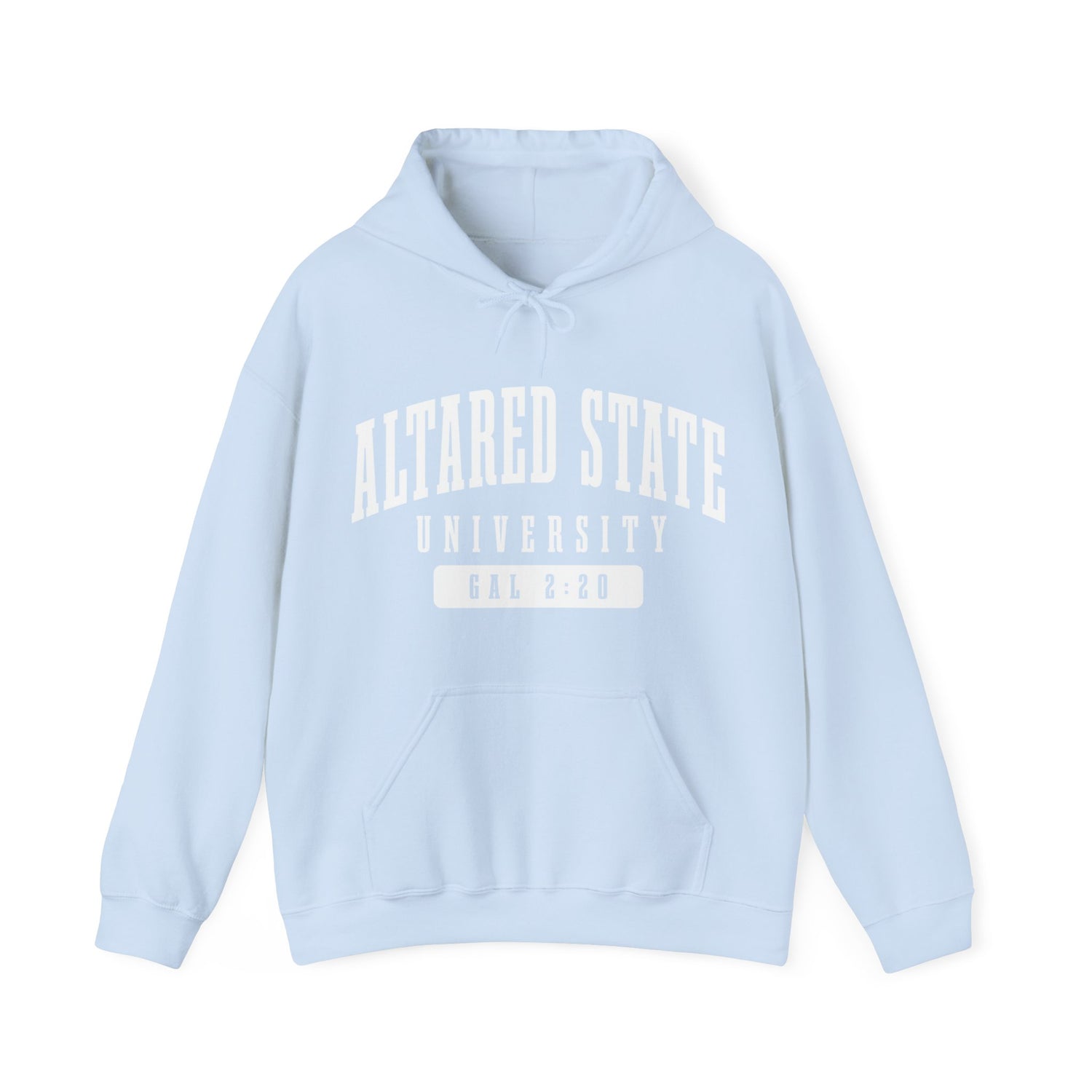 ALTARed State University Unisex Hoodie | White Letter