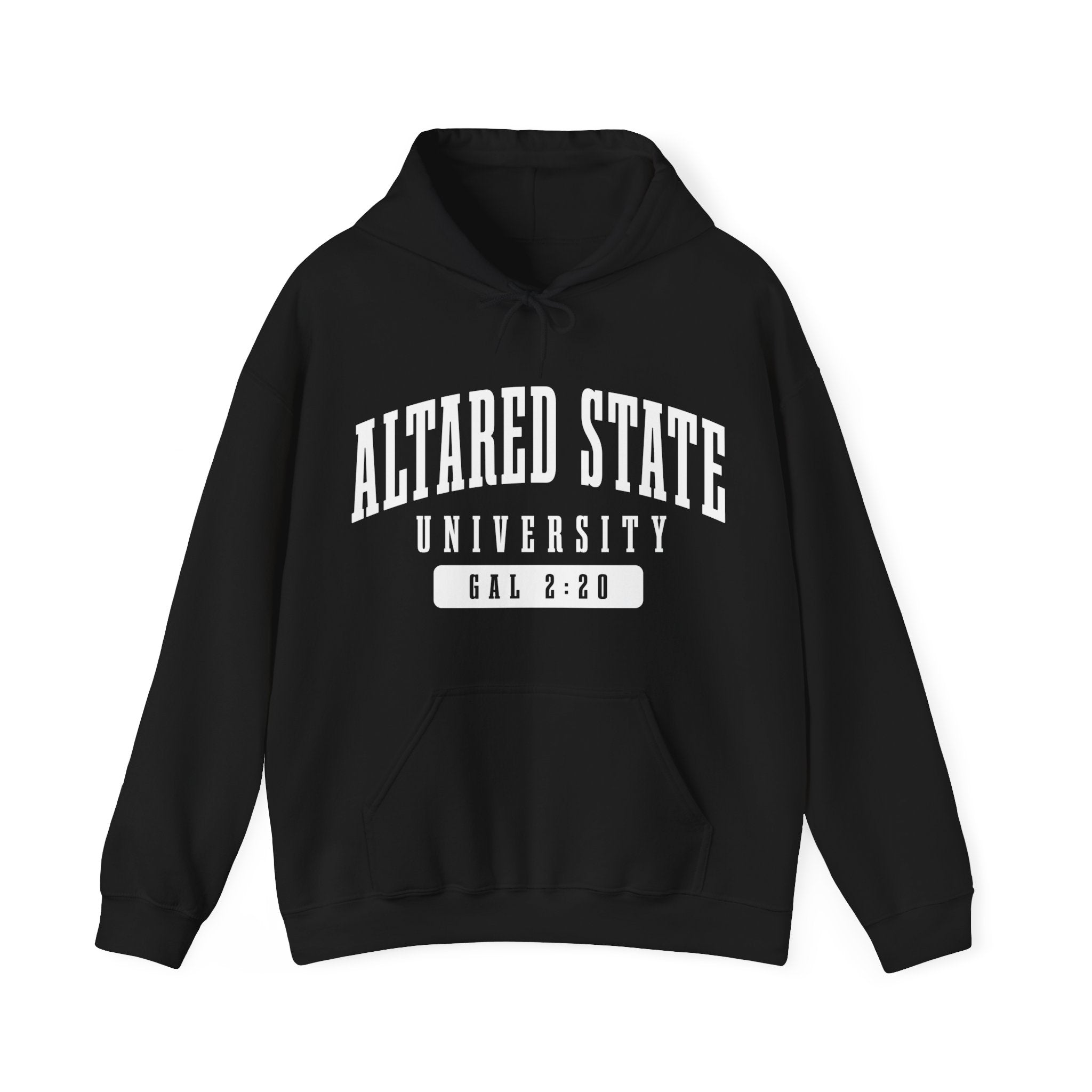 ALTARed State University Unisex Hoodie | White Letter