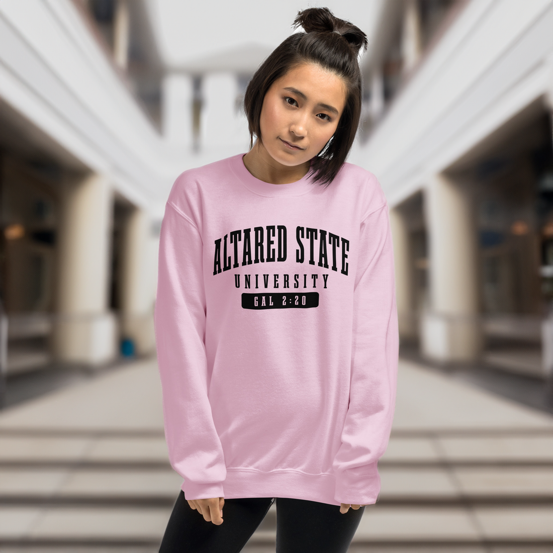 ALTARed State University Black Letter Sweatshirts for Women