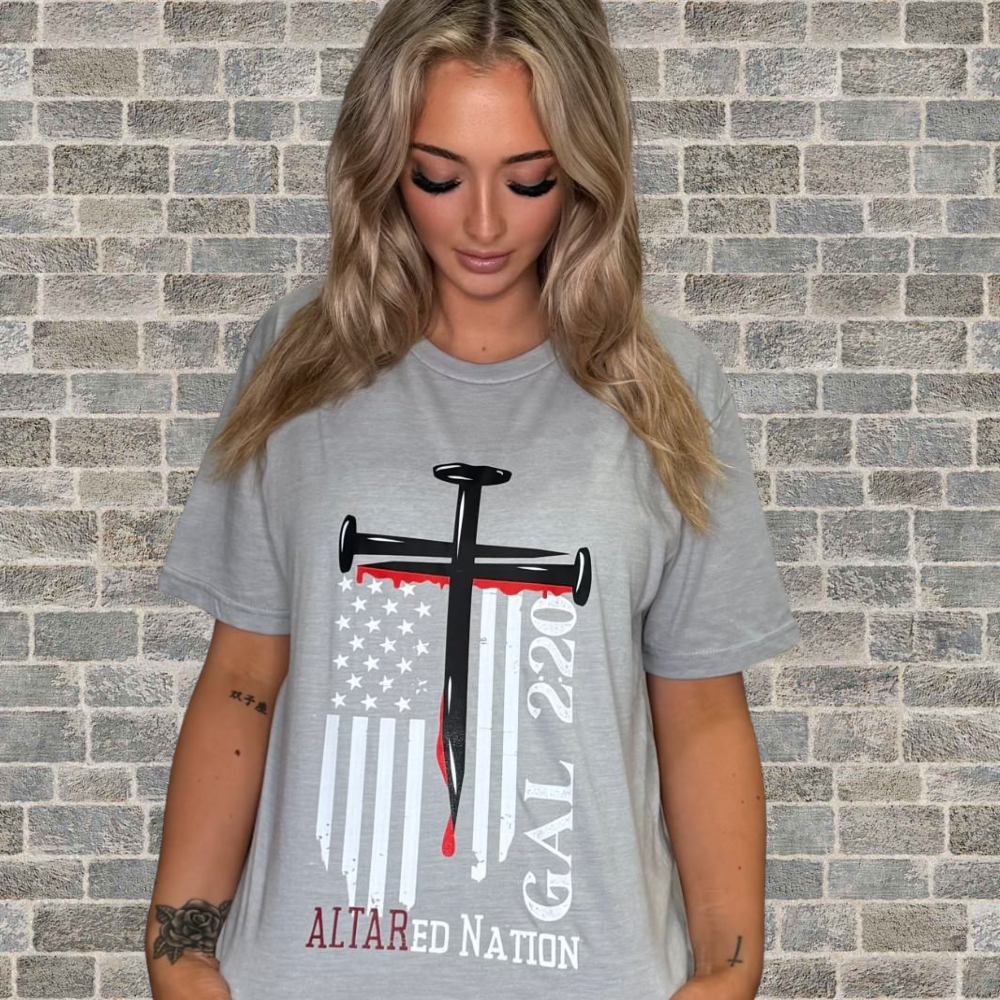 ALTARed Nation Patriotic Christian T-Shirt