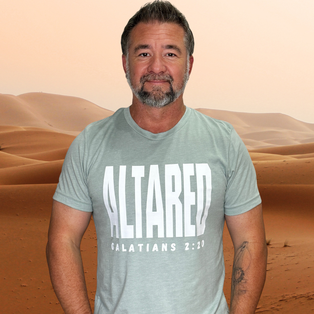 ALTARed Big Letter Christian T-Shirt for Men