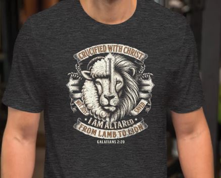 Lion and Lamb Shirt | ALTARed Life Apparel