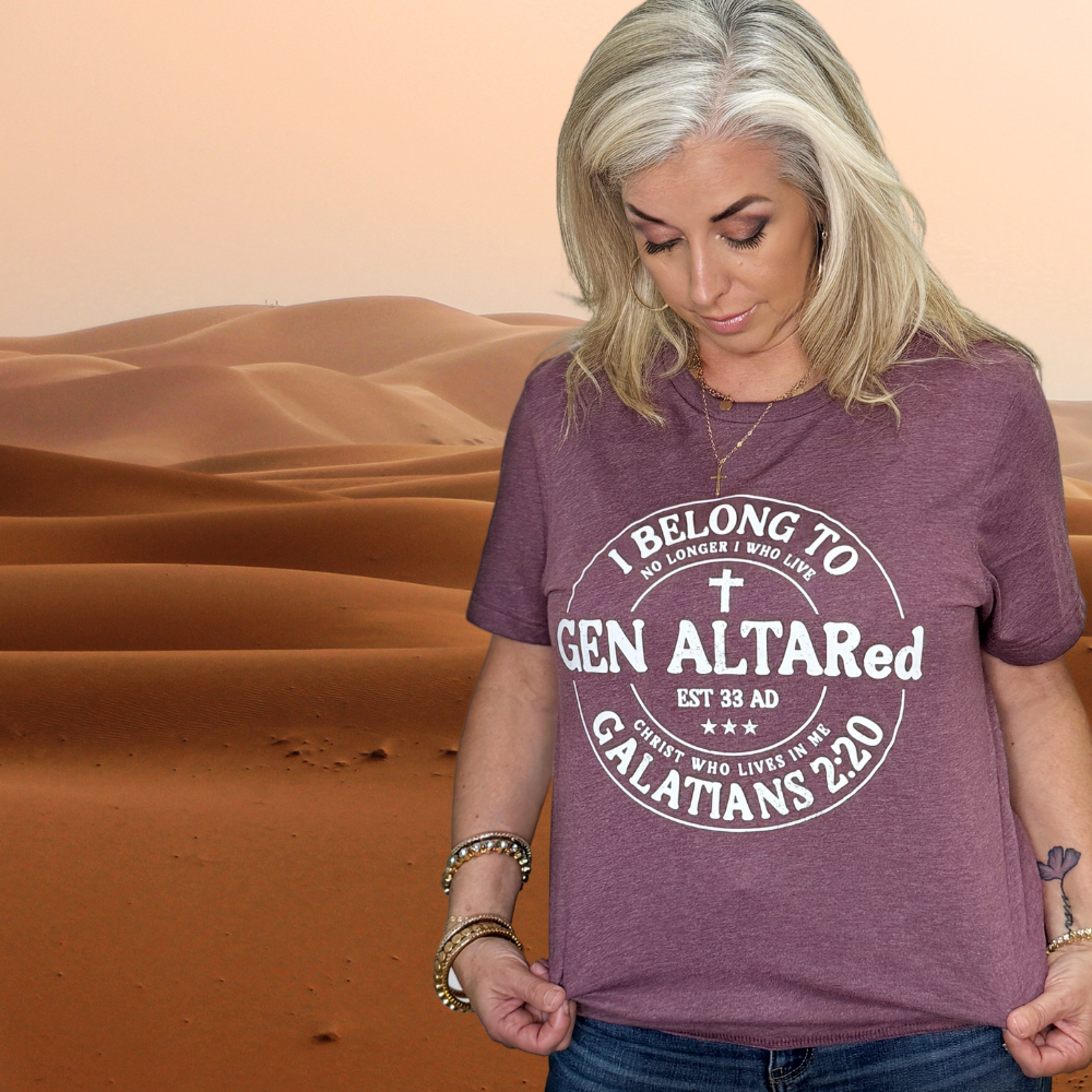 Gen ALTARed Christian T-Shirt for Women