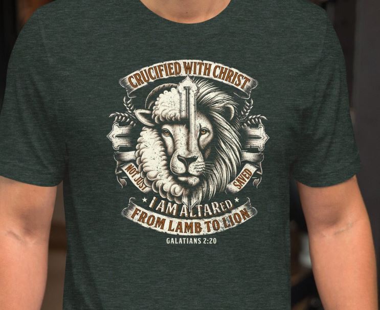 Lion and Lamb Shirt | ALTARed Life Apparel