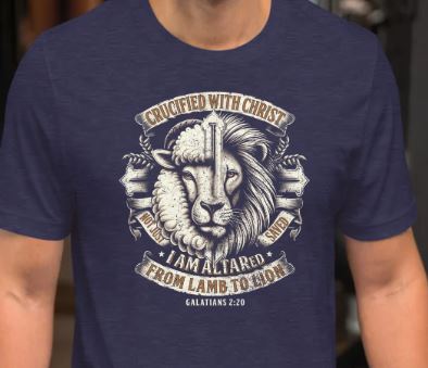 Lion and Lamb Shirt | ALTARed Life Apparel