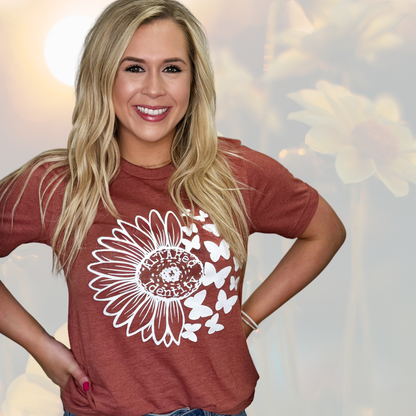 Sunflower and Butterflies ALTARed Identity T-shirt