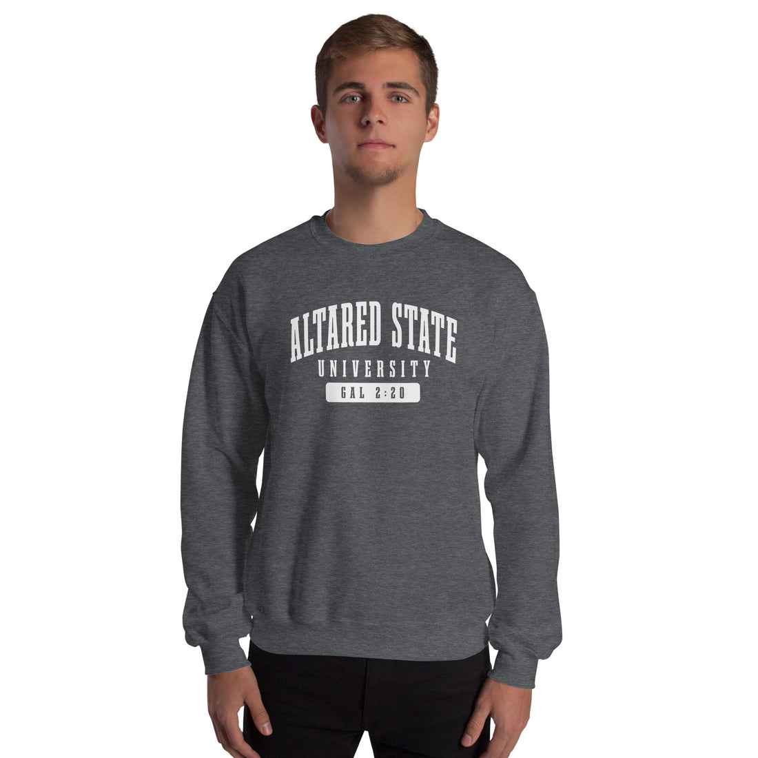 ALTARed State University Unisex Sweatshirt | White Letter