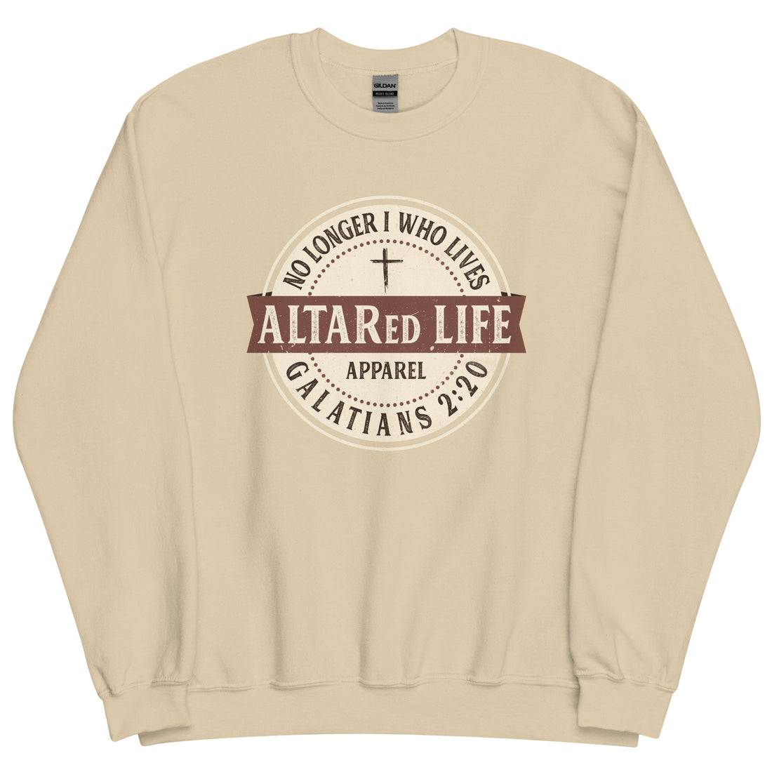 ALTARed Life Apparel Circle Logo Christian Sweatshirt