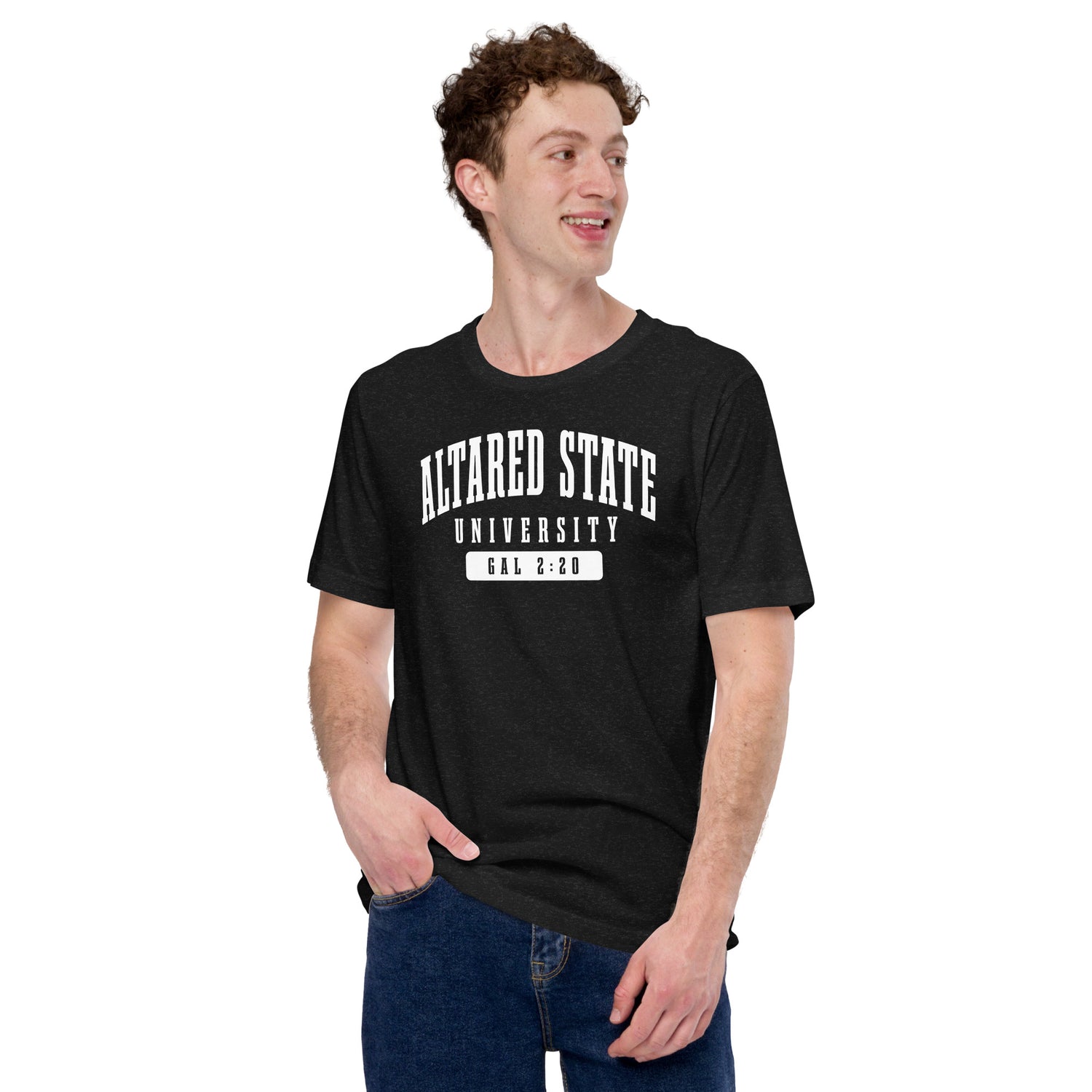 ALTARed State U White Letter T-Shirt