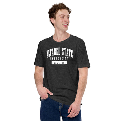 ALTARed State U White Letter T-Shirt