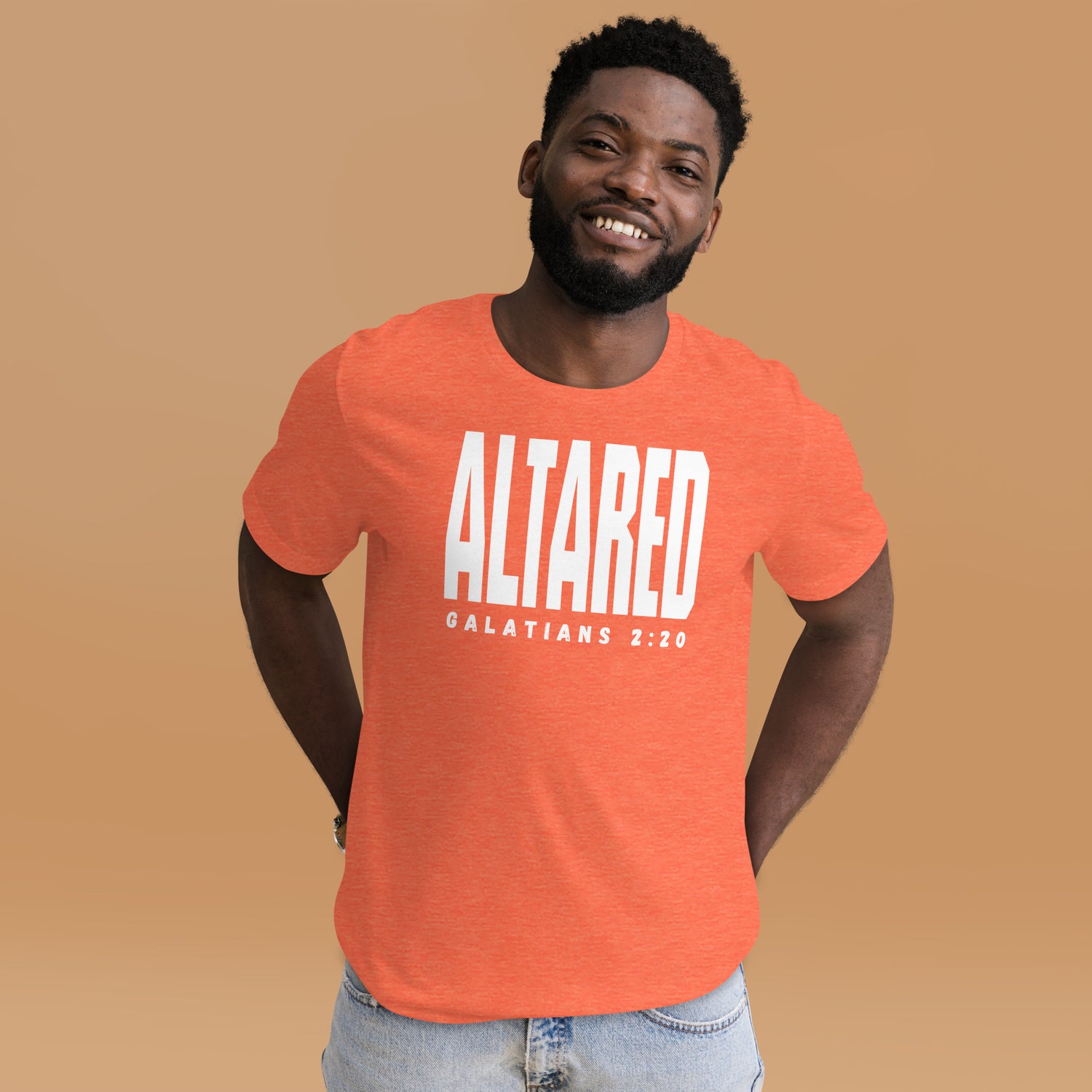 ALTARed Big Letter Christian T-Shirt for Men