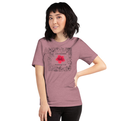 Live ALTARed Floral Christian T-Shirt