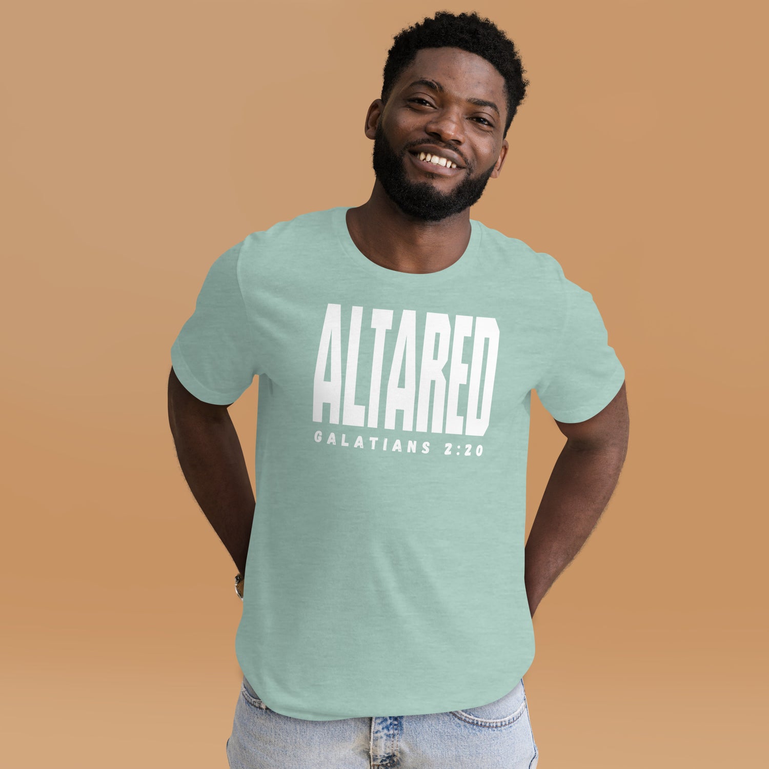 ALTARed Big Letter Christian T-Shirt for Men