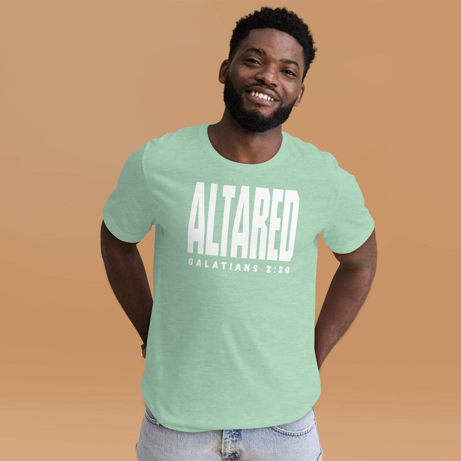 ALTARed Big Letter Christian T-Shirt for Men