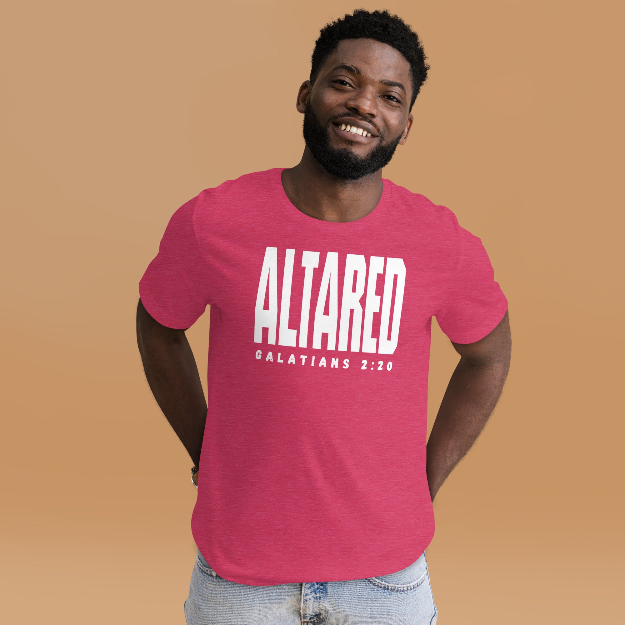 ALTARed Big Letter Christian T-Shirt for Men