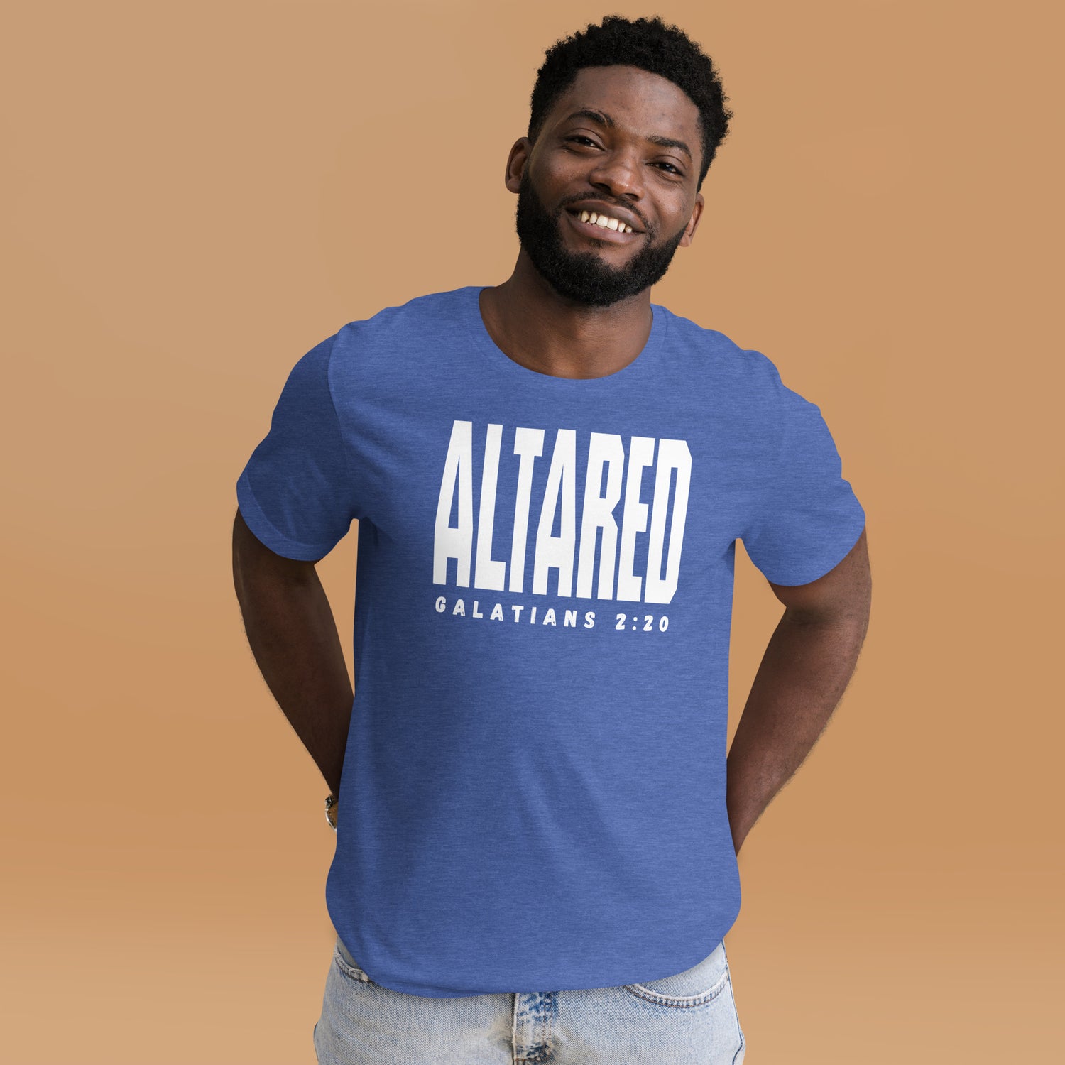 ALTARed Big Letter Christian T-Shirt for Men