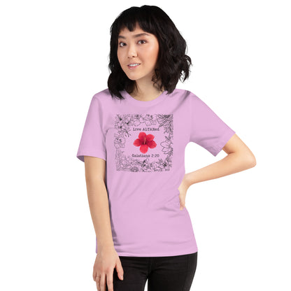 Live ALTARed Floral Christian T-Shirt