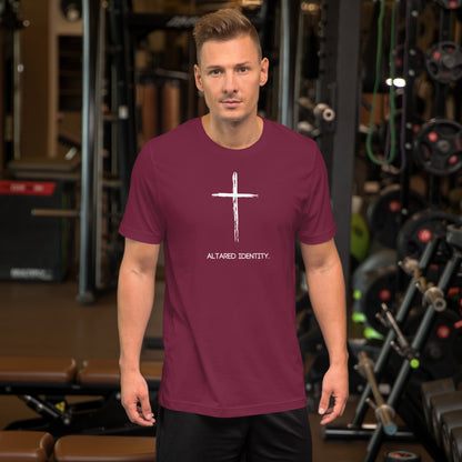 T-Shirt With Cross on Front