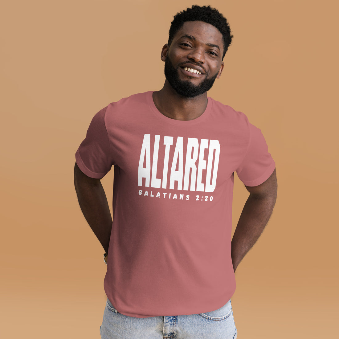 ALTARed Big Letter Christian T-Shirt for Men