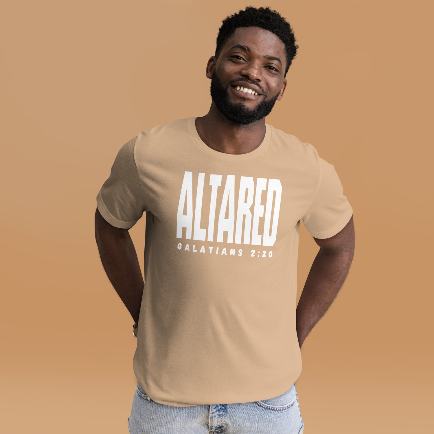 ALTARed Big Letter Christian T-Shirt for Men