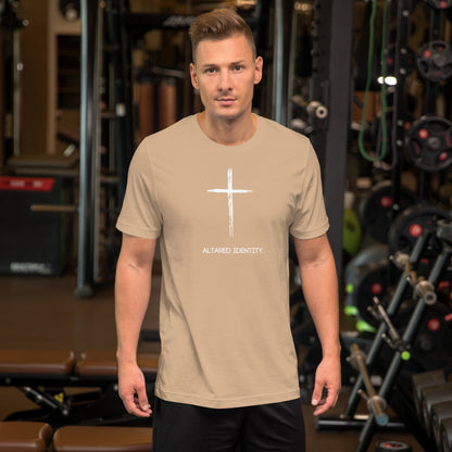 T-Shirt With Cross on Front